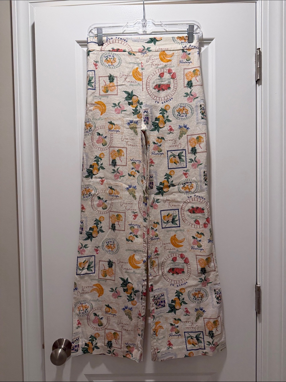 RACHEL ZOE Print Wide Leg Pant